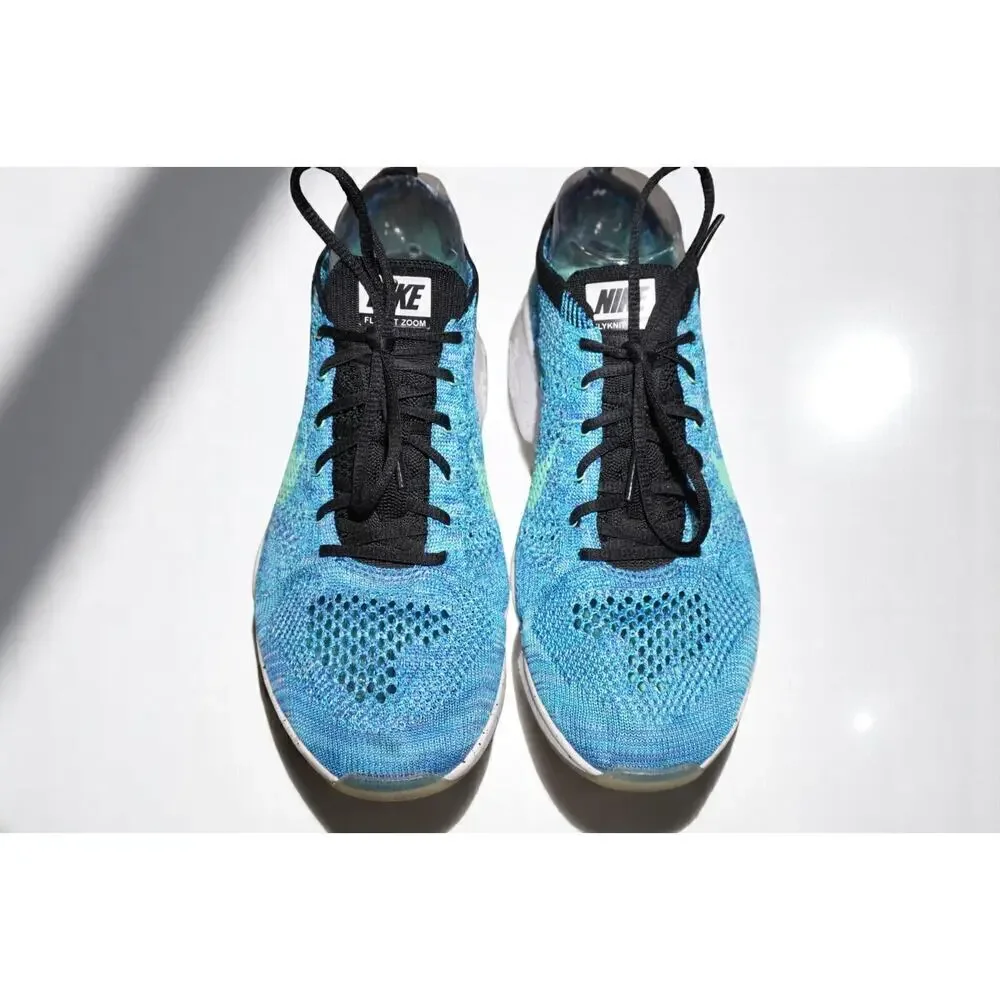 Nike Zoom Flyknit ZVEZDOCHET Men’s Size 9 Blue Green 698616-401 Running Training